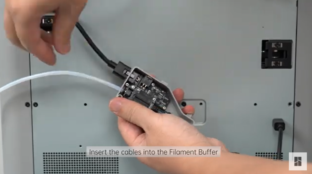 Remplacement du tube PTFE sur le tampon de filament